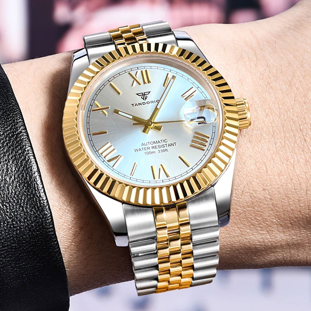 Rolex Watch Datejust - Jam Tangan Pria Klasik Tandorio 36mm/39mm