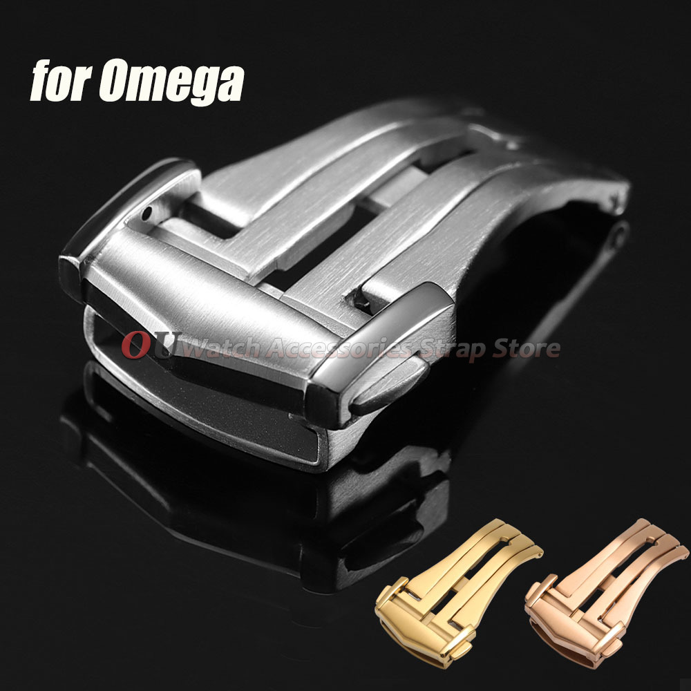 Omega Watch Seamaster - Gesper Jam Tangan Lipat Stainless Steel