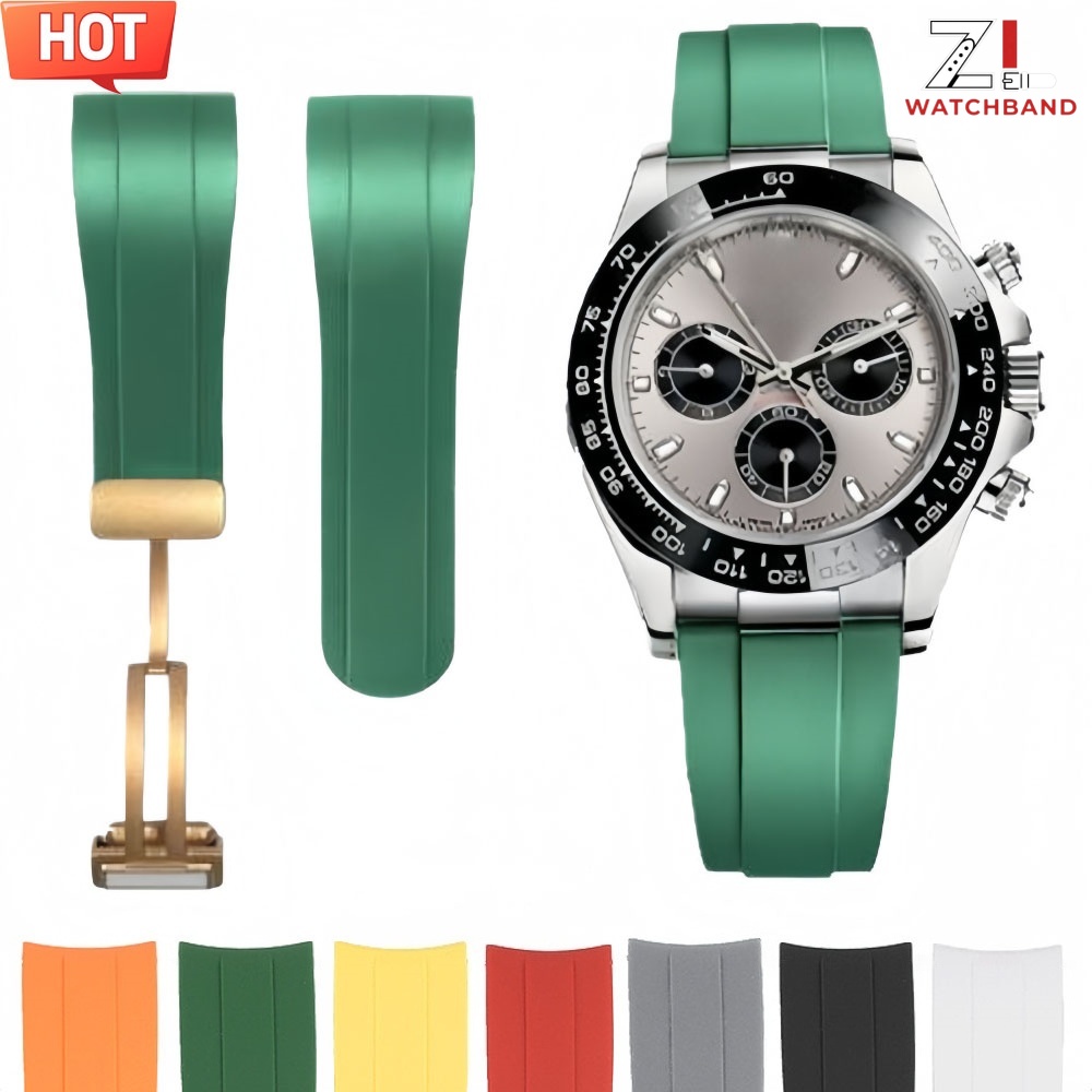 Rolex Watch Daytona - Untuk Rolex 22mm Tali Karet Submariner