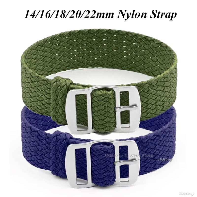 Perlon Strap Woven - 16Mm 18Mm 20Mm 22Mm Tali untuk