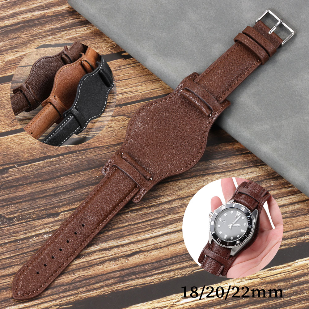 Omega Watch Speedmaster - Tali Jam Tangan Kulit Asli untuk