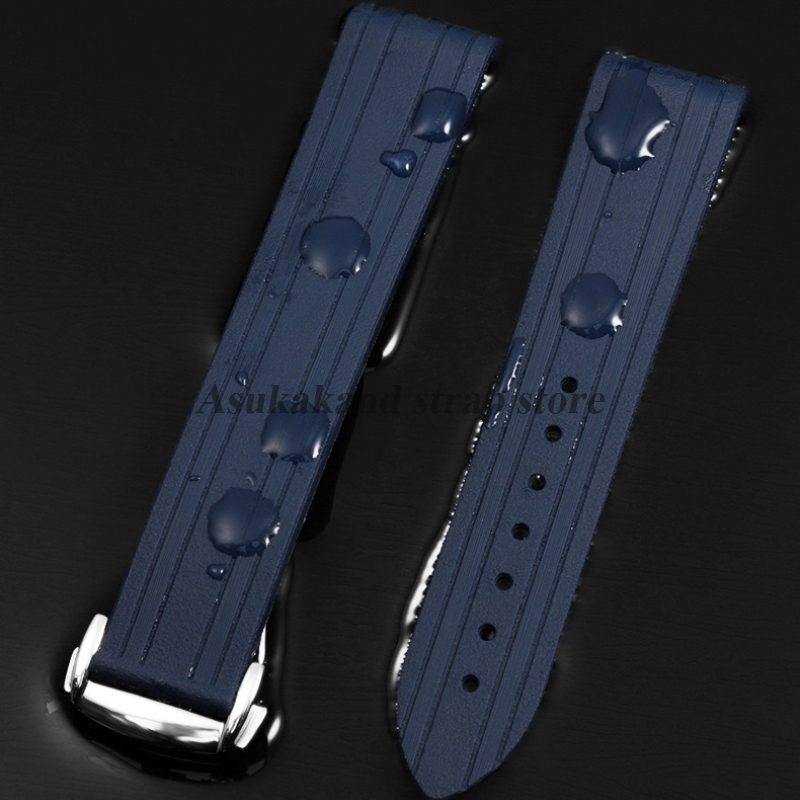 Tali Jam Tangan Silikon Karet  - Omega Watch Seamaster ulasan dan harga