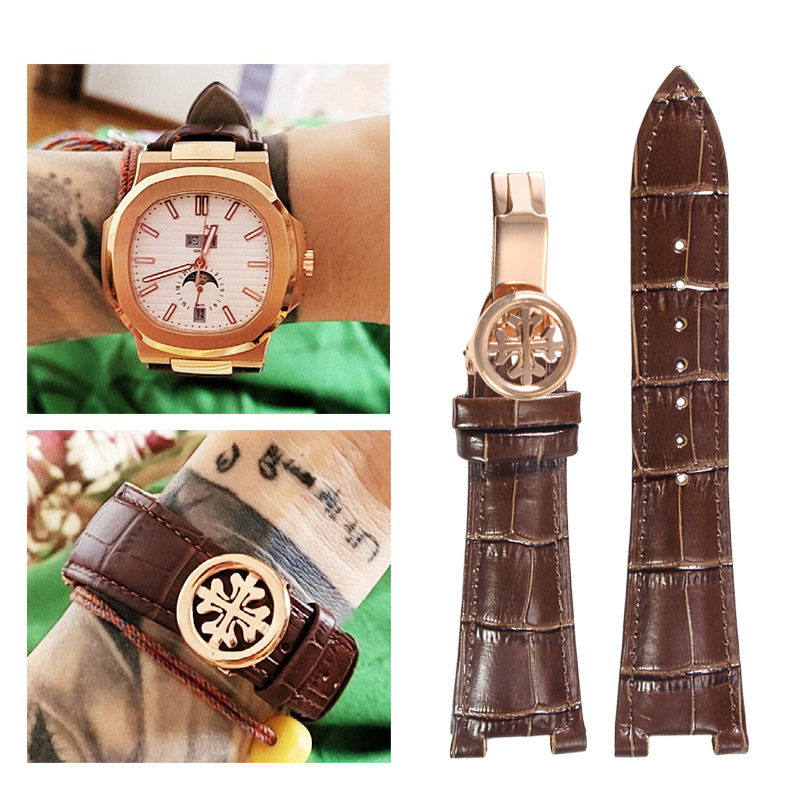 Tali Jam Tangan Kulit 25Mm unt - Patek Philippe Watch Nautilus ulasan dan harga