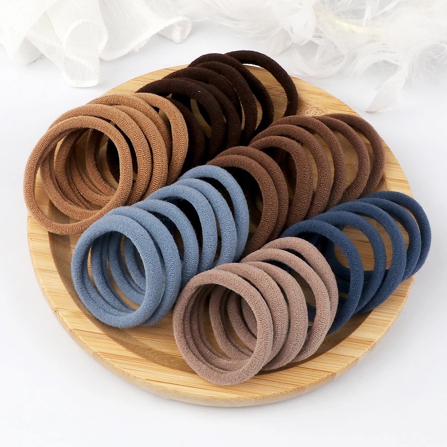 50 Buah/Set Ikat Rambut Dasar  - Silicone Band Women ulasan dan harga