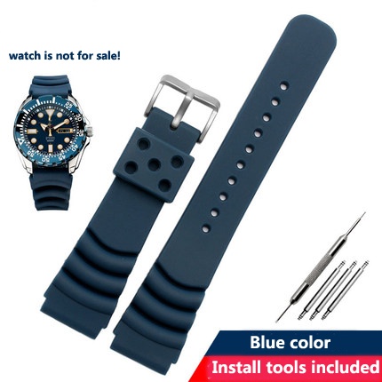 Tali jam tangan karet silikon  - Seiko Watch 5 Sports ulasan dan harga