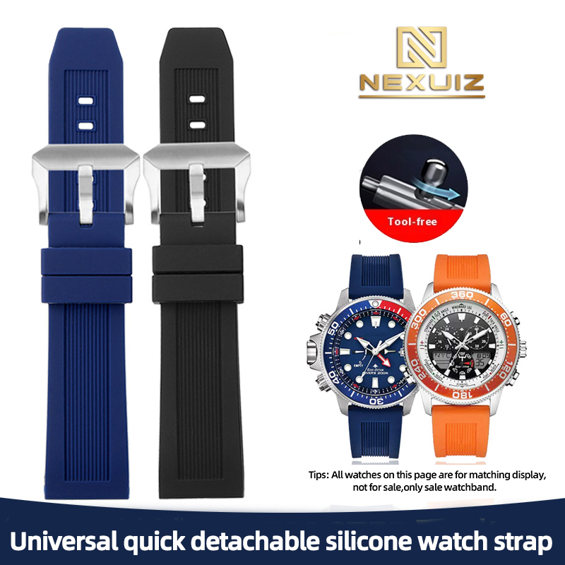 Aksesoris jam tangan silikon,  - Citizen Watch Promaster ulasan dan harga