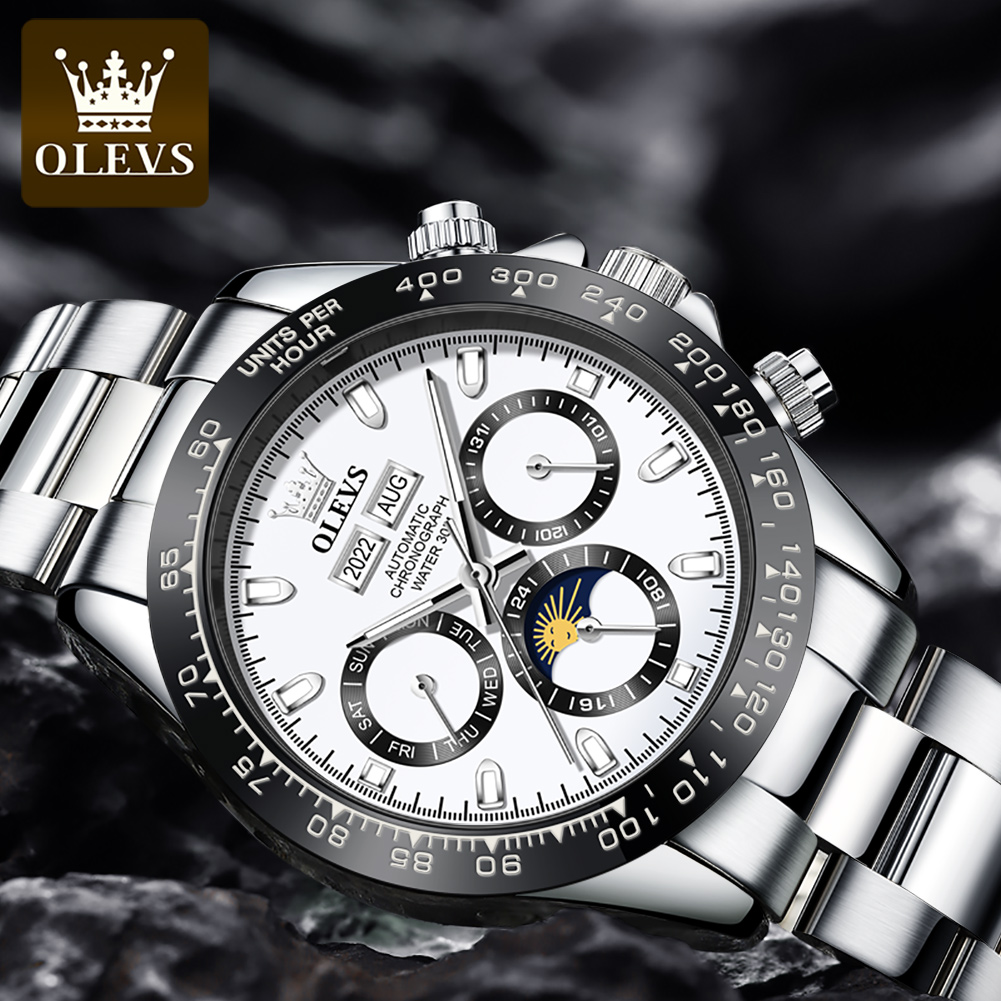 OLEVS jam tangan mekanis otoma - Seiko Watch 5 Sports ulasan dan harga