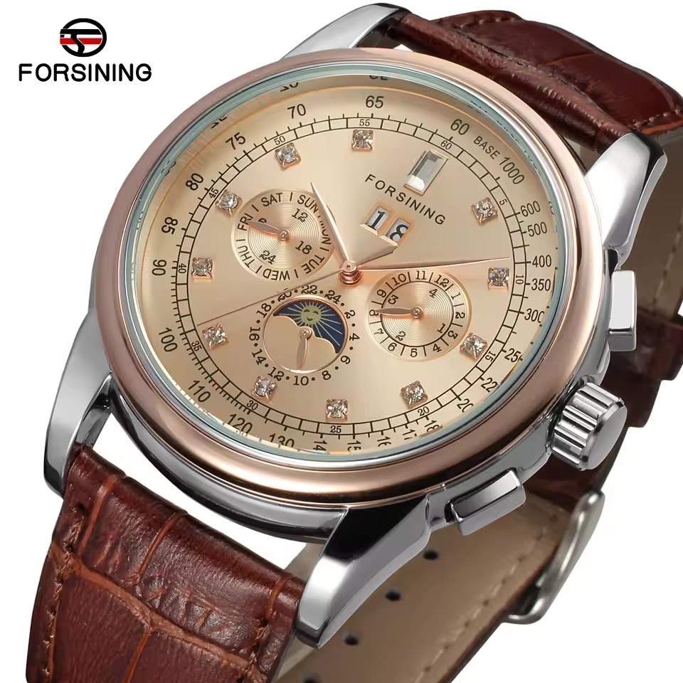 FORSINING jam tangan pria, jam - Patek Philippe Watch Nautilus ulasan dan harga
