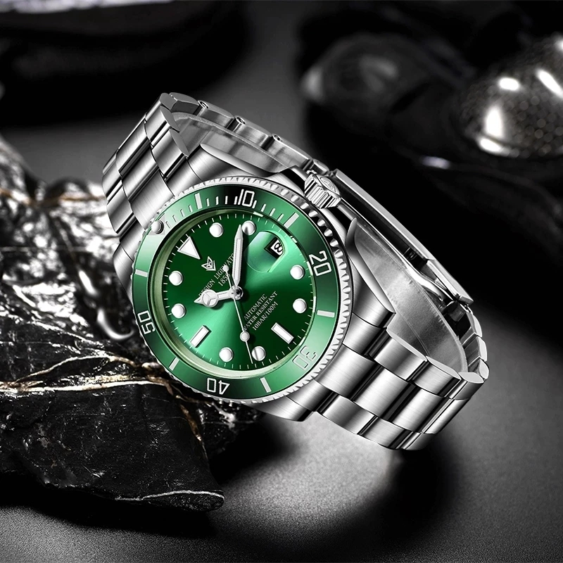 LIGE Jam Tangan Baru 2025 Jam  - Rolex Watch Submariner ulasan dan harga