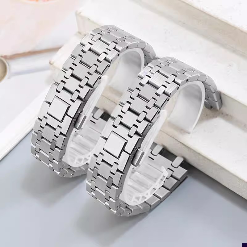 Gelang Perak Baja Tahan Karat  - Audemars Piguet Watch Royal Oak ulasan dan harga