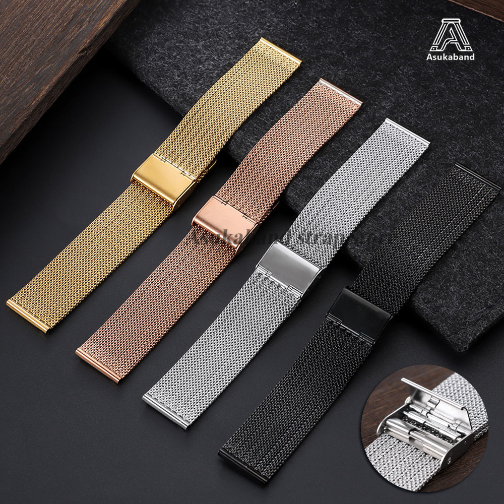Tali Jam Tangan Stainless Stee - Mesh Strap Metal ulasan dan harga