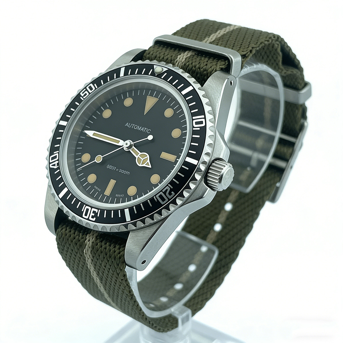 Jam Tangan Diver Retro 39.5mm  - Tropic Strap Vintage ulasan dan harga